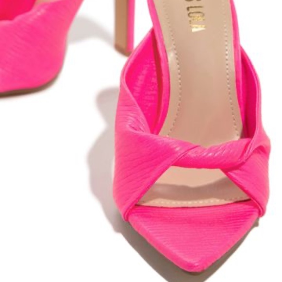 Miss Lola - Style Envy High Heel Mules - Pink - Picture 7 of 10